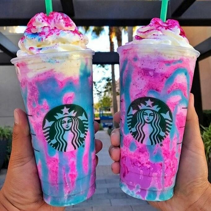 Starbucks Unicorn Frappuccino Recette Coloree Et Savoureuse
